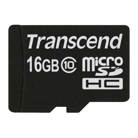 Sd Microsd Card  16Gb Transcend Sdhc Class10 W/Adapter