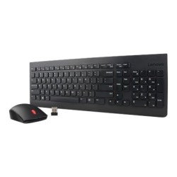 Lenovo 4X30M39497 Klawiatura Dołączona Myszka Uniwersalne Rf Wireless Qwerty Us English Czarny