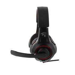 Preo 125085402 Słuchawki/Zestaw Słuchawkowy Przewodowa Opaska Na Głowę Gaming Czarny, Czerwony