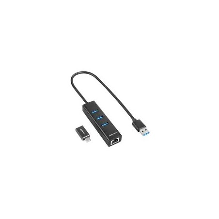 Sharkoon 4044951037575 Stacja Dokująca Bezprzewodowy Usb 3.2 Gen 1 (3.1 Gen 1) Type-C Czarny