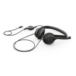 Logitech H390 Usb Zestaw Słuchawkowy Przewodowa Opaska Na Głowę Połączenia/Muzyka Usb Type-C Czarny