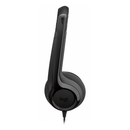 Logitech H390 Usb Zestaw Słuchawkowy Przewodowa Opaska Na Głowę Połączenia/Muzyka Usb Type-C Czarny