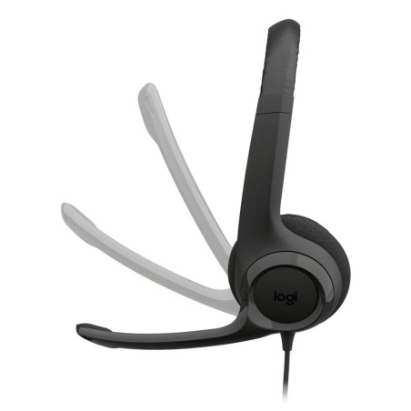Logitech H390 Usb Zestaw Słuchawkowy Przewodowa Opaska Na Głowę Połączenia/Muzyka Usb Type-C Czarny