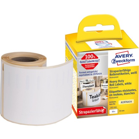 Etykiety Na Rolce Avery Zweckform 59X102Mm Heavy Duty Białe (50)