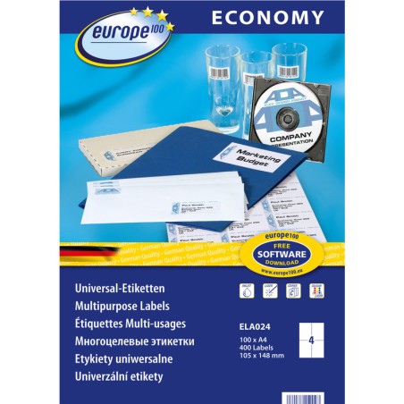 Etykiety Uniwersalne Economy