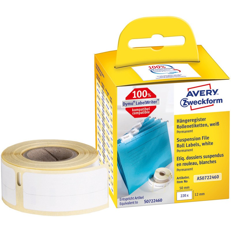 Etykiety Na Rolce Avery Zweckform 50X12Mm Białe (220)
