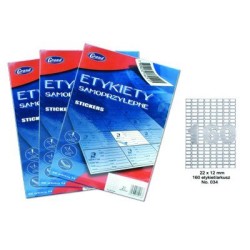 Etykiety Samoprzylepne No. 034 22X12 Mm Grand 150-1061 (X)