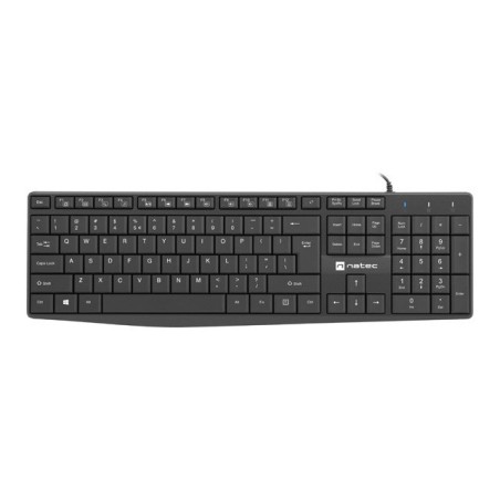 Natec Klawiatura Nautilus Us Slim Czarna Nkl-1950