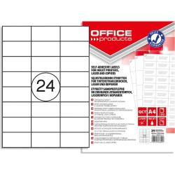 Etykiety Office Products A4 64.6X33.8Mm Białe (100)