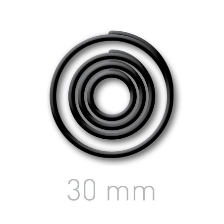 Pierścienie Wzmacniające, Etykiety Samoprzylepne, Kółko Do Oprawy Dokumentów Opus O.easyring 30 Mm, 60 Szt./Op. Czarny