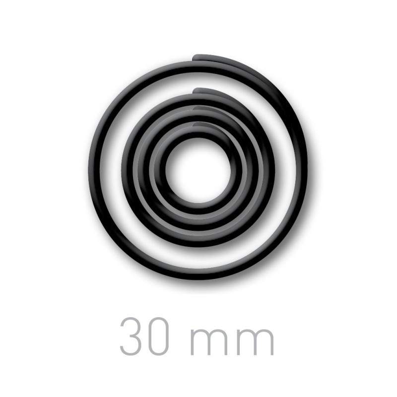 Pierścienie Wzmacniające, Etykiety Samoprzylepne, Kółko Do Oprawy Dokumentów Opus O.easyring 30 Mm, 60 Szt./Op. Czarny