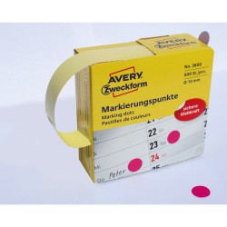 Kółka Avery Śr.10Mm Trwałe Różowe (800)
