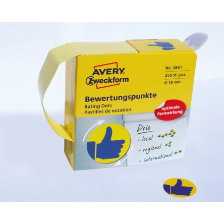 Kółka Avery Śr.19Mm "Kciuk" (250)