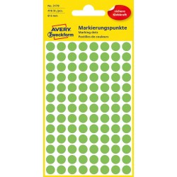 Kółka Do Zaznaczania Śr. 8 Mm, Zielone Neonowe Etykiety Papierowe, Etykiety Okrągłe Z Trwałym Klejem, Etykiety Do Oznaczenia 416