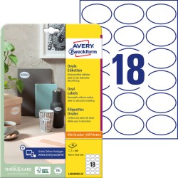 Usuwalne Etykiety Uniwersalne Avery Zweckform