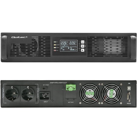 Zasilacz Awaryjny Ups Do Rack 2.4Kva, 2400W, Power Factor 1.0, Lcd, Epo, Usb, On-Line