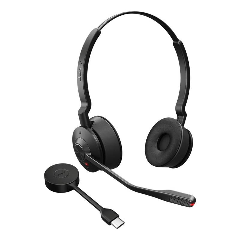 Jabra Engage 55 Se Zestaw Słuchawkowy Bezprzewodowy Opaska Na Głowę Biuro/Centrum Telefoniczne Czarny