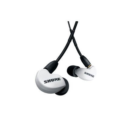 Shure Se215Dywh+Uni-Efs - Słuchawki Douszne Aonic215 Z Pojedynczym Przetwornikiem I Kablem 3.5Mm (Białe)