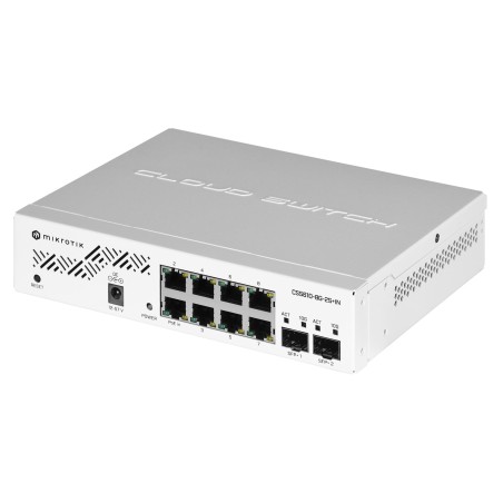 Switch Mikrotik Css610-8G-2S+In 10P  Managed Gigabit/10G