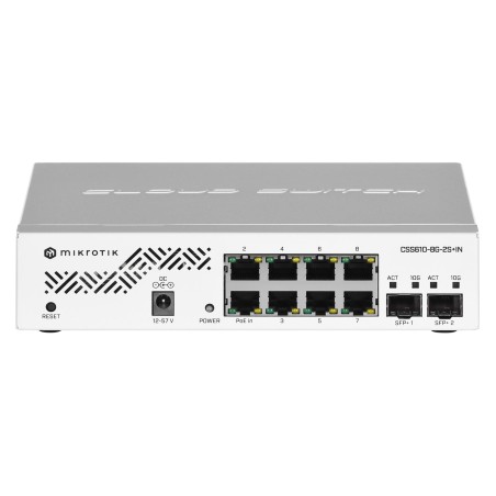Switch Mikrotik Css610-8G-2S+In 10P  Managed Gigabit/10G