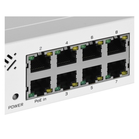 Switch Mikrotik Css610-8G-2S+In 10P  Managed Gigabit/10G