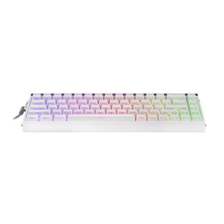 Klawiatura Gasket Hero68He White Light House Jade King Switch Rgb Aula