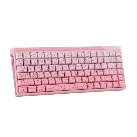 Klawiatura Gasket Hero84 He Pink+Gradient+Contour Dragon King Switch Rgb Aula