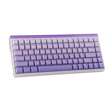 Klawiatura Gasket Hero84 He White+Purple+Gradient+Light Jadeking Switch Rgb Aula