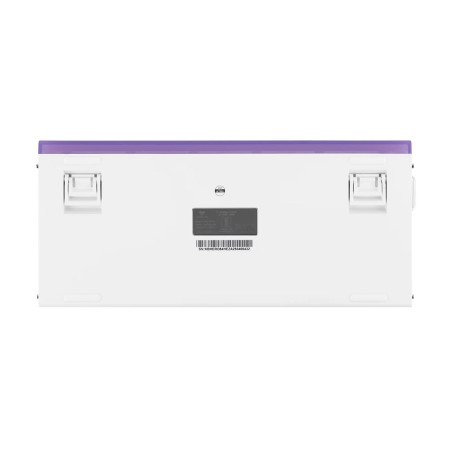 Klawiatura Gasket Hero84 He White+Purple+Gradient+Light Jadeking Switch Rgb Aula