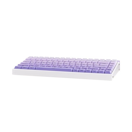 Klawiatura Gasket Hero84 He White+Purple+Gradient+Light Jadeking Switch Rgb Aula