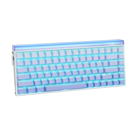 Klawiatura Gasket Hero84 He White+Purple+Gradient+Light Jadeking Switch Rgb Aula