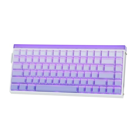 Klawiatura Gasket Hero84 He White+Purple+Gradient+Light Jadeking Switch Rgb Aula