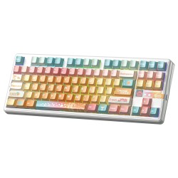 Klawiatura Gasket F87Pro V2 Orange Soda Kailh Meteorite Ice Cream Switch Rgb Aula