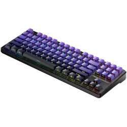 Klawiatura Gasket F87 Pro Purple Black Gradient Graywoodv4 Switch Rgb Aula
