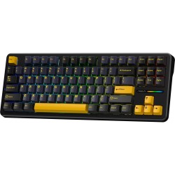 Klawiatura Gasket F87 Thunder Black Graywood Switch Rgb Aula