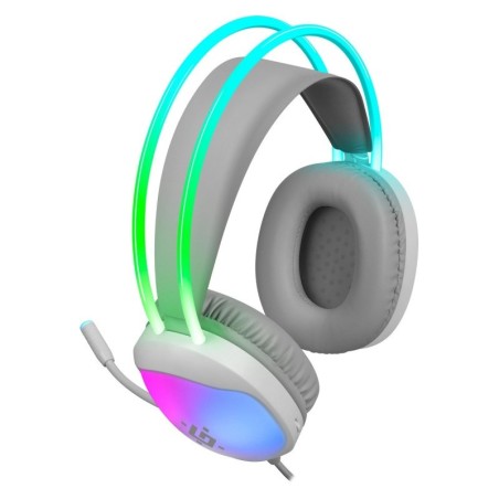 Defender Słuchawki Z Mikrofonem Eclipse Rgb Białe 62440