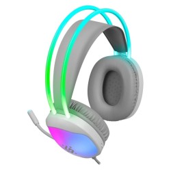 Defender Słuchawki Z Mikrofonem Eclipse Rgb Białe 62440