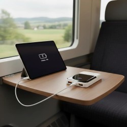 Everactive Powerbank 10 000Mah, 2X Usb, 1X Usb-C 22,5W, Qc4+, Wyświetlacz Lcd, Biały Eb-10Q