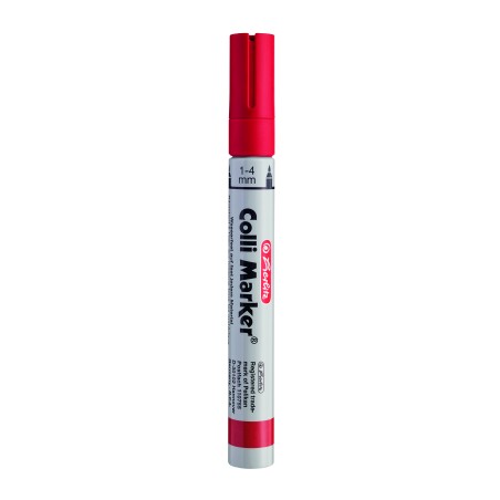 Marker Wodoodporny Colli Czerwony Permanentny 400202807 Herlitz