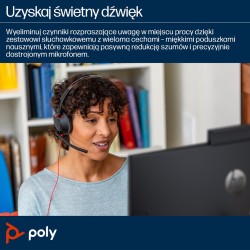 Poly Blackwire 5210 Monaural Usb-C Headset +3.5Mm Plug +Usb-C/A Adapter (Bulk)