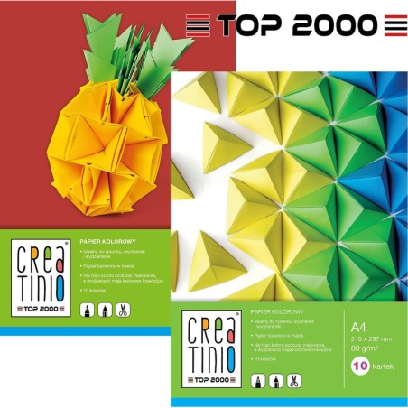 Papier Kolorowy Top 2000 Creatinio A4/10K