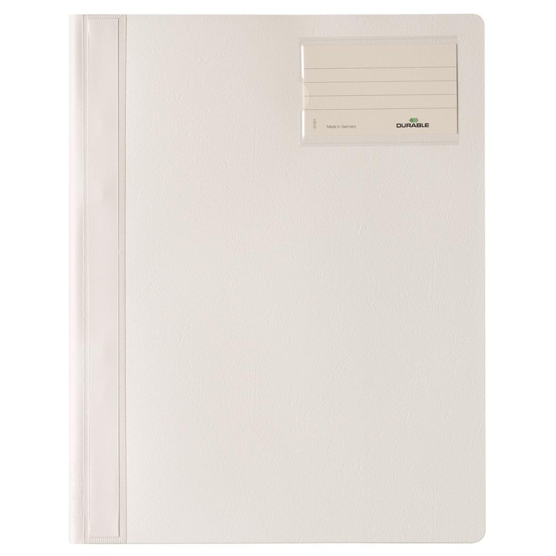 Skoroszyt A4 Z Kolorową Okładką,Rozszerz. Pcw Biały 250002 Durable
