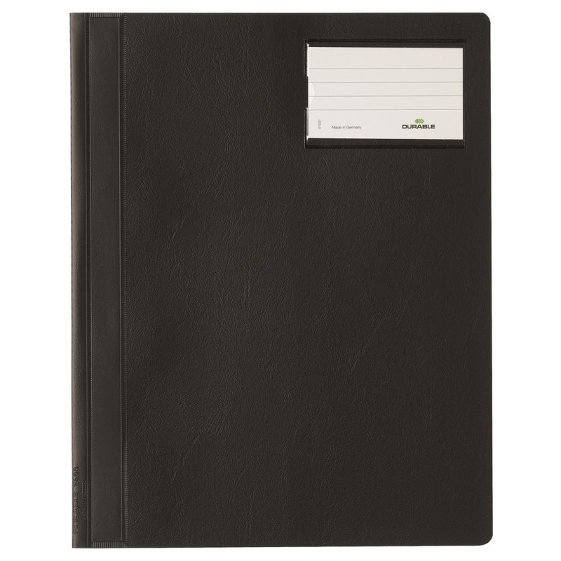 Skoroszyt A4 Z Kolorową Okładką,Rozszerz. Pcw Czarny 250001 Durable