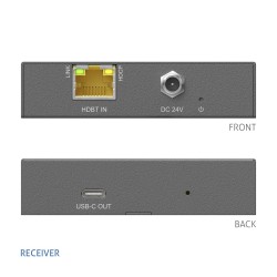 Amplituner Av Wzmacniacz Mocy Audio/Wideo Pt-Hdbt-1020C-Rx