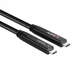 Hybrydowy Kabel Lindy Usb 3.2 Gen 2 I Dp 1.4 Typu C O Długości 15 M