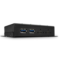 Lindy 43094 Huby I Koncentratory Usb 3.2 Gen 2 (3.1 Gen 2) Type-C 10000 Mbit/S Czarny