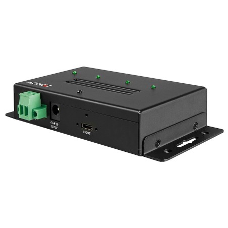 Lindy 43094 Huby I Koncentratory Usb 3.2 Gen 2 (3.1 Gen 2) Type-C 10000 Mbit/S Czarny
