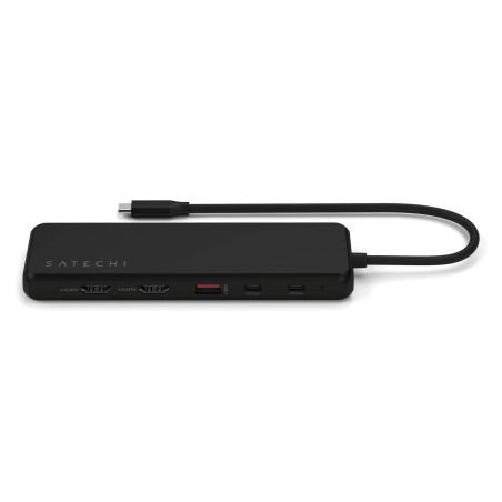 Satechi 13-W-1 Usb-C Triple Display Multiport Adapter - Adapter Usb-C (1X Ethernet 1 Gbps, 3X Usb-A 5 Gbps, 1X Usb-A 10 Gbps, 2X