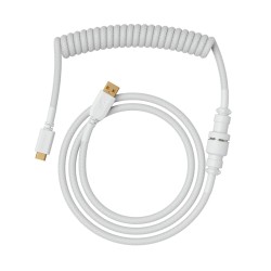 Glorious Gaming Glo-Kb-Acc-Cbl-Coil-Gwht Kabel Klawiatury/Myszy Biały 1,4 M