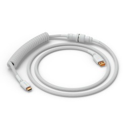 Glorious Gaming Glo-Kb-Acc-Cbl-Coil-Gwht Kabel Klawiatury/Myszy Biały 1,4 M